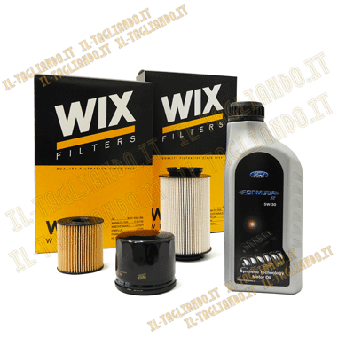 Kit Tagliando Ford Fiesta 5 V 1.4 tdci 50kw 68cv